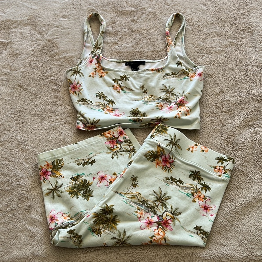 Biker shorts set